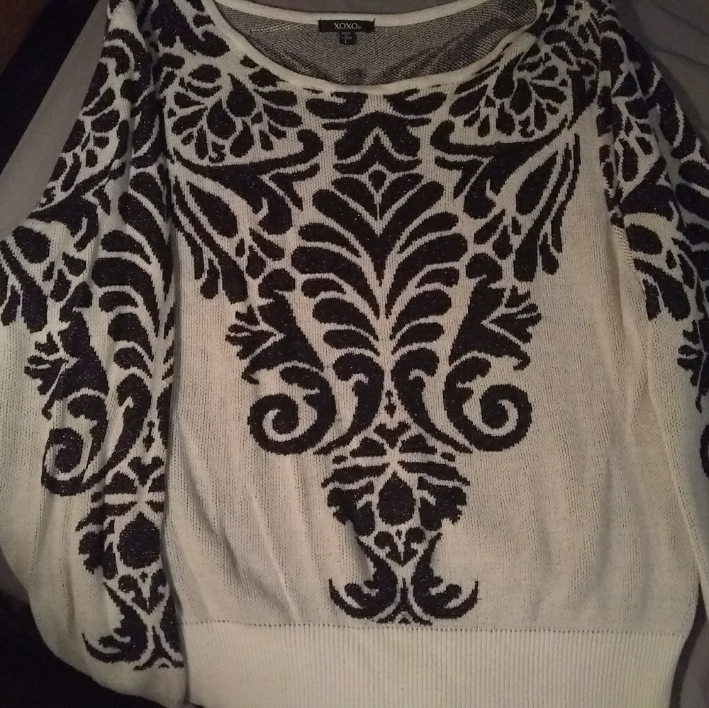 XOXO sweater off shoulder